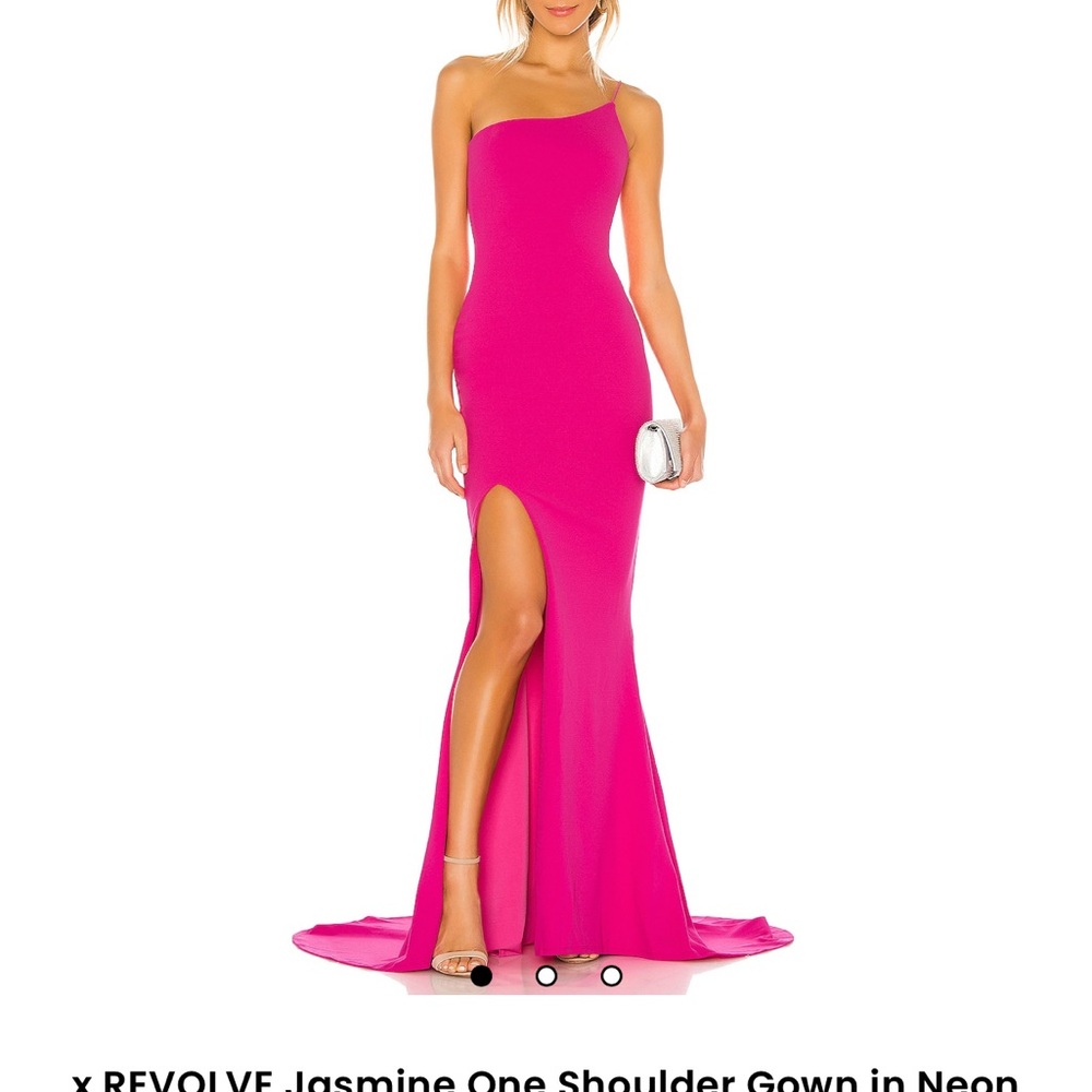 Nookie x REVOLVE One Shoulder Gown in Neon Pink - Size Small (S)